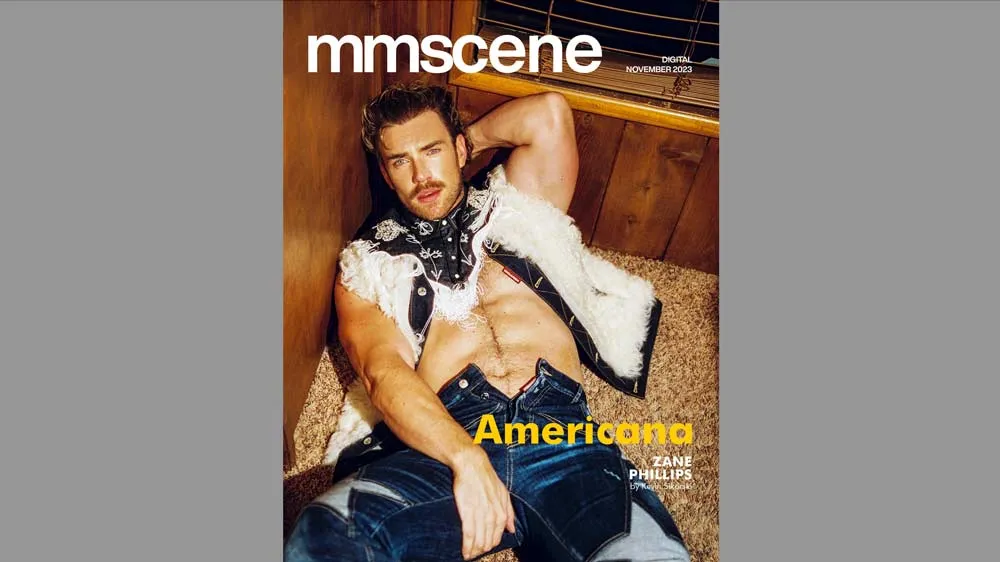 Fire Island Hunk Zane Phillips Covers MMSCENE Magazine Opens Up In