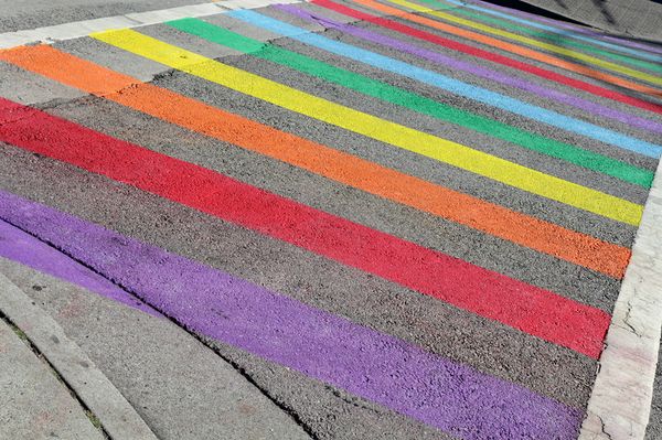 Australian Gay Couple Confront, Stop Pride Crosswalk Vandal