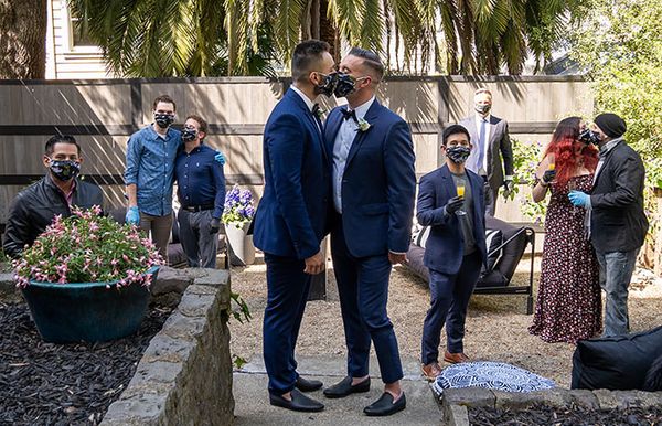 SF Gay Couple Weds Amid Virus Lockdown