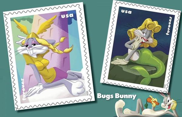 Bugs Bunny U.S. Stamps First to Depict Images of Drag