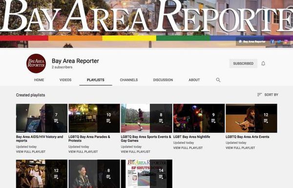 Bay Area Reporter Revives YouTube Channel