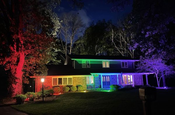 Gay Couple Turns Home Into a Pride Flag