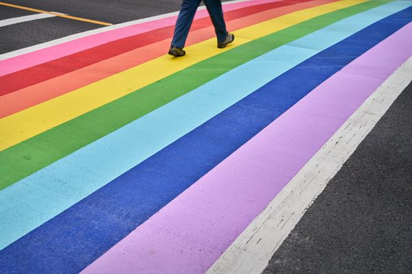 Man Charged with Doing 'Burnout' on LGBTQ Pride Crosswalk