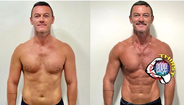 Luke Evans Thirst-traps His Workout Progress