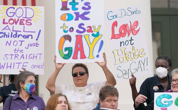 Watch: Teachers Step Up to Denounce 'Don't Say Gay'