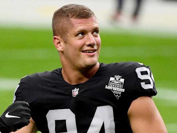 Out NFL Player Carl Nassib Officially Back with the Bucs