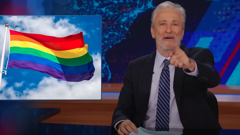 Watch: Jon Stewart Criticizes Corporations for Pride Month Campaigns