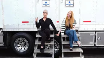 First Look: Lindsay Lohan and Jamie Lee Curtis on 'Freaky Friday 2' Set