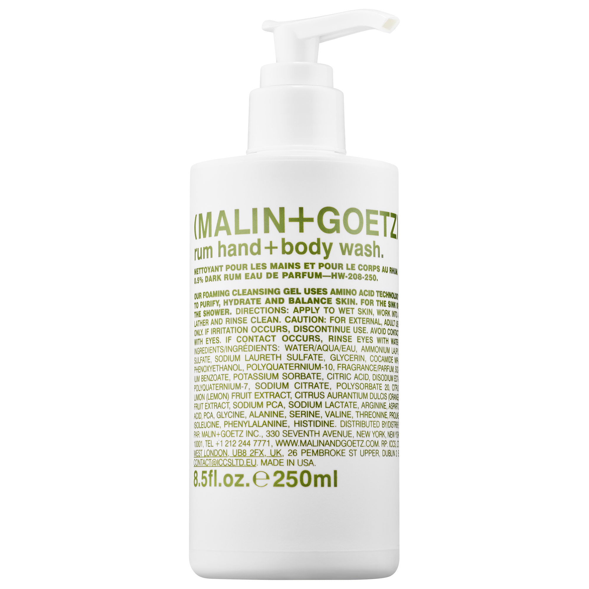 Malin + Goetz Jumbo Run Body Wash