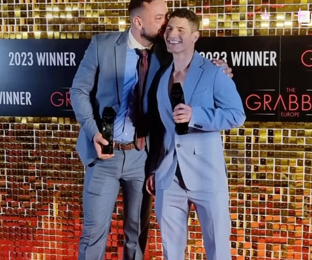 Winners of Gay Adult 2023 Grabby Awards Europe Celebrate on Social Media |  EDGE United States