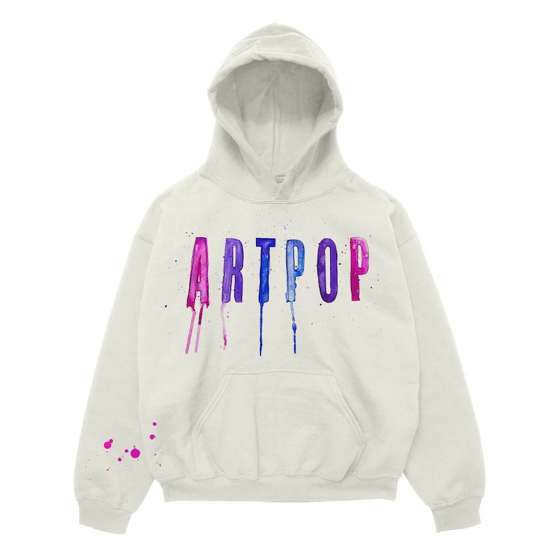 Artpop Drip Pullover Hoodie, $90