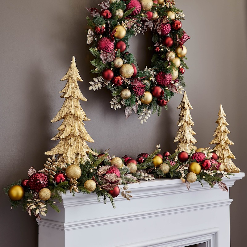 Balsam Hill Holiday Grace Wreath & Garland, $169