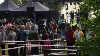 A rap festival near the Arctic Ocean delights crowds under the midnight sun