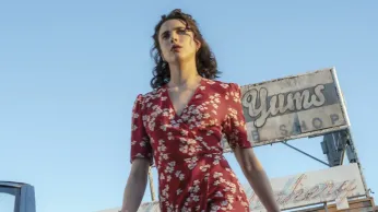 Margaret Qualley Shines in 'Honey Don't!' As Philip Marlowe in Red Lipstick
