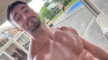 Sexy Charles Fritzen and His Illustrated Chest Hair