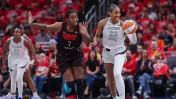 Aces Beat Fever 107-98 in OT of Game 5 of Semis, Advance to WNBA Finals to Face the Phoenix Mercury